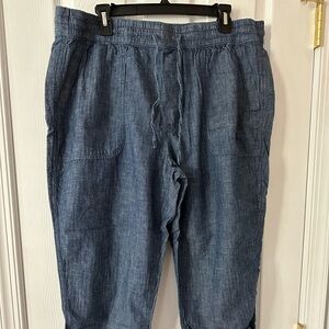 Comfy light weight Gap tie waist pants!